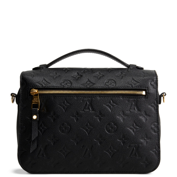 LOUIS VUITTON Pochette Metis Empreinte Black