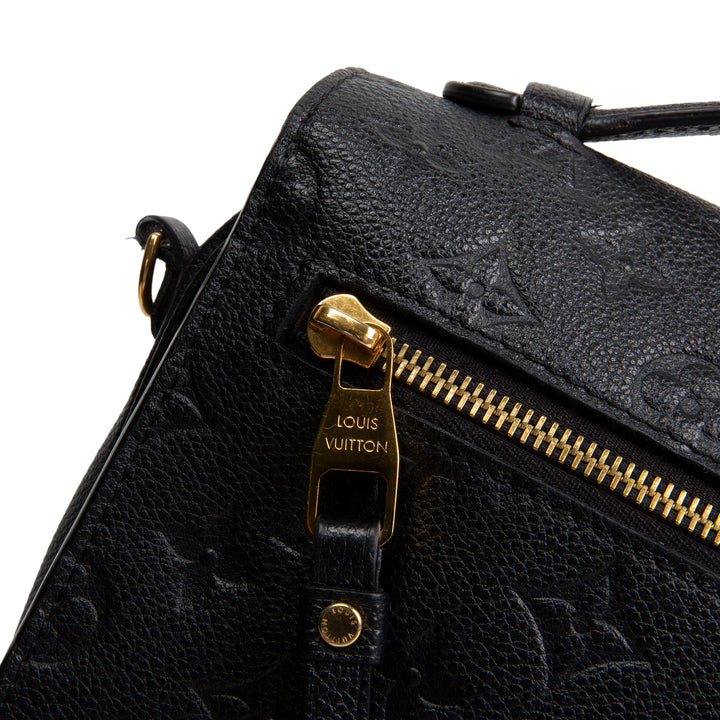 LOUIS VUITTON Pochette Metis Empreinte Black