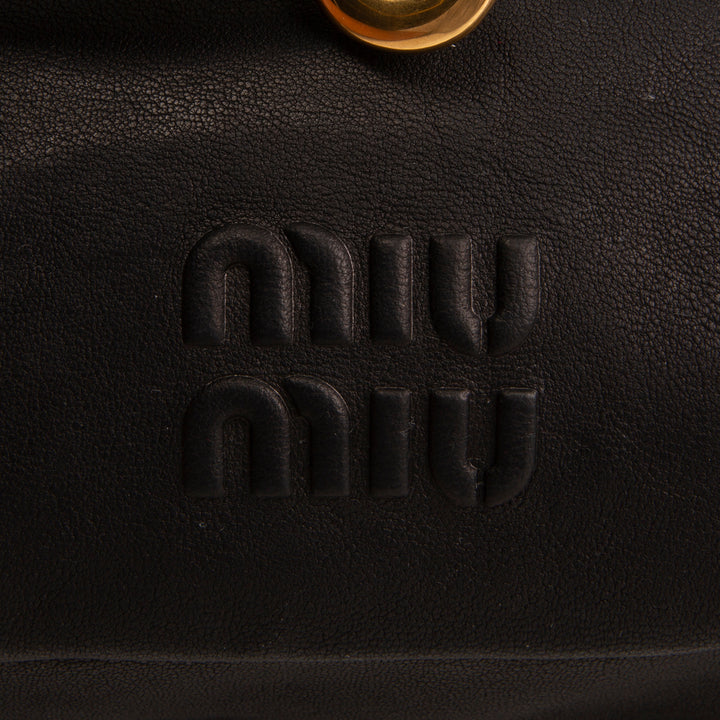 MIU MIU Nappa Leather Aventure Shoulder Bag