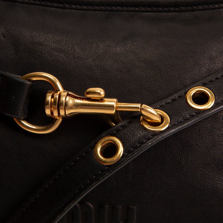 MIU MIU Nappa Leather Aventure Shoulder Bag