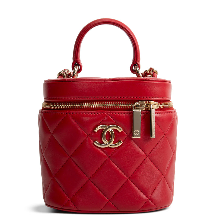 CHANEL Trendy Top Handle Vanity Case w/ Chain