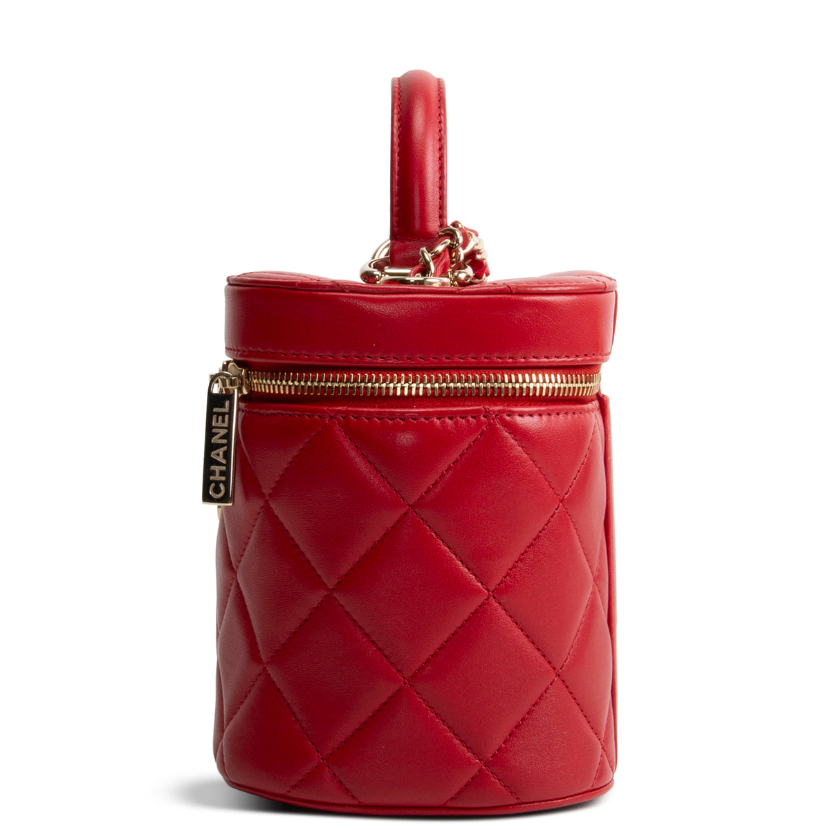 CHANEL Trendy Top Handle Vanity Case w/ Chain