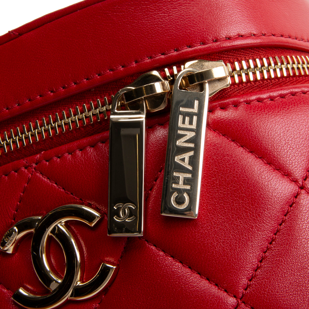 CHANEL Trendy Top Handle Vanity Case w/ Chain