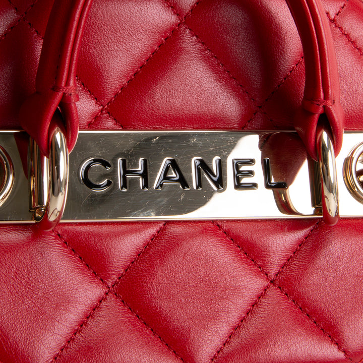CHANEL Trendy Top Handle Vanity Case w/ Chain