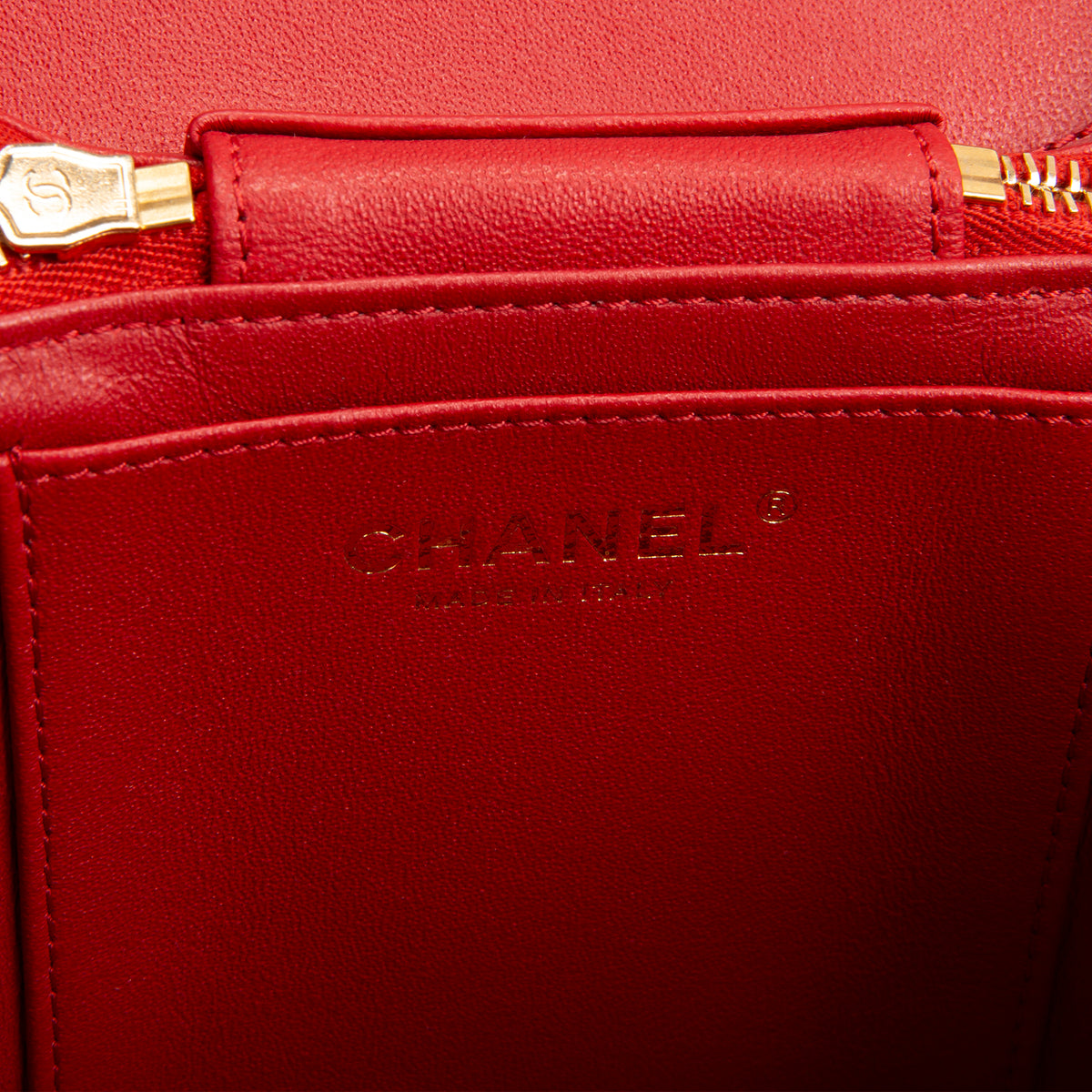 CHANEL Trendy Top Handle Vanity Case w/ Chain