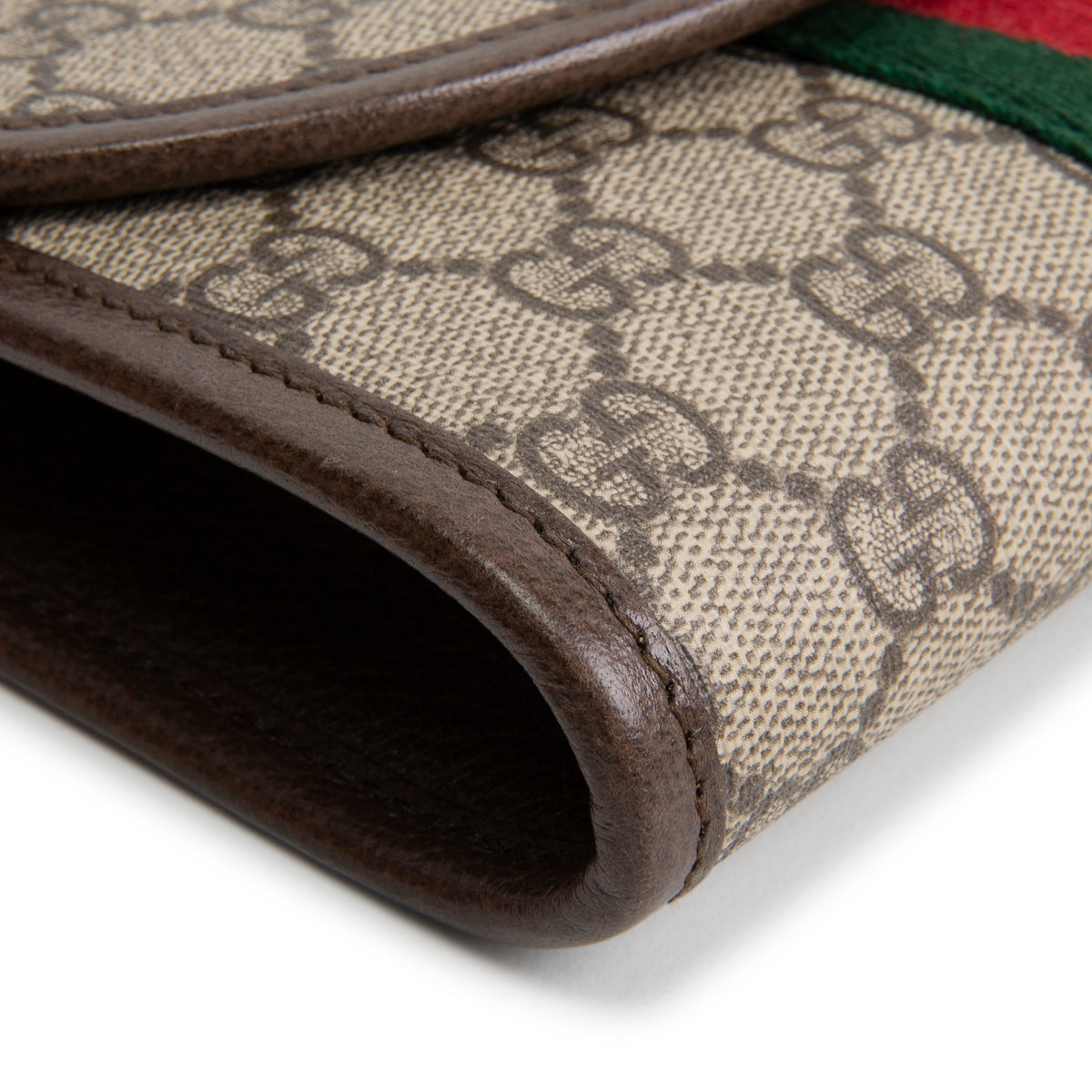GUCCI GG Supreme Mini Rajah Slim Flap