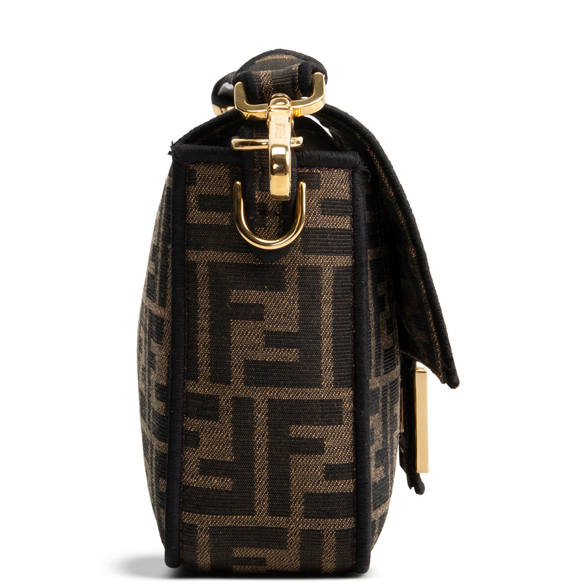 FENDI Jacquard FF 1974 Medium Baguette - Tobacco