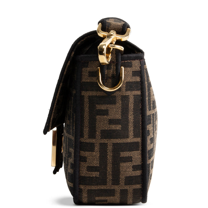 FENDI Jacquard FF 1974 Medium Baguette - Tobacco