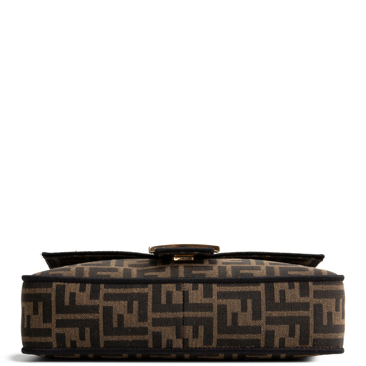 FENDI Jacquard FF 1974 Medium Baguette - Tobacco