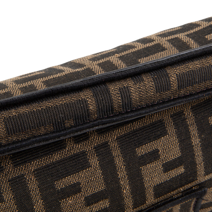 FENDI Jacquard FF 1974 Medium Baguette - Tobacco