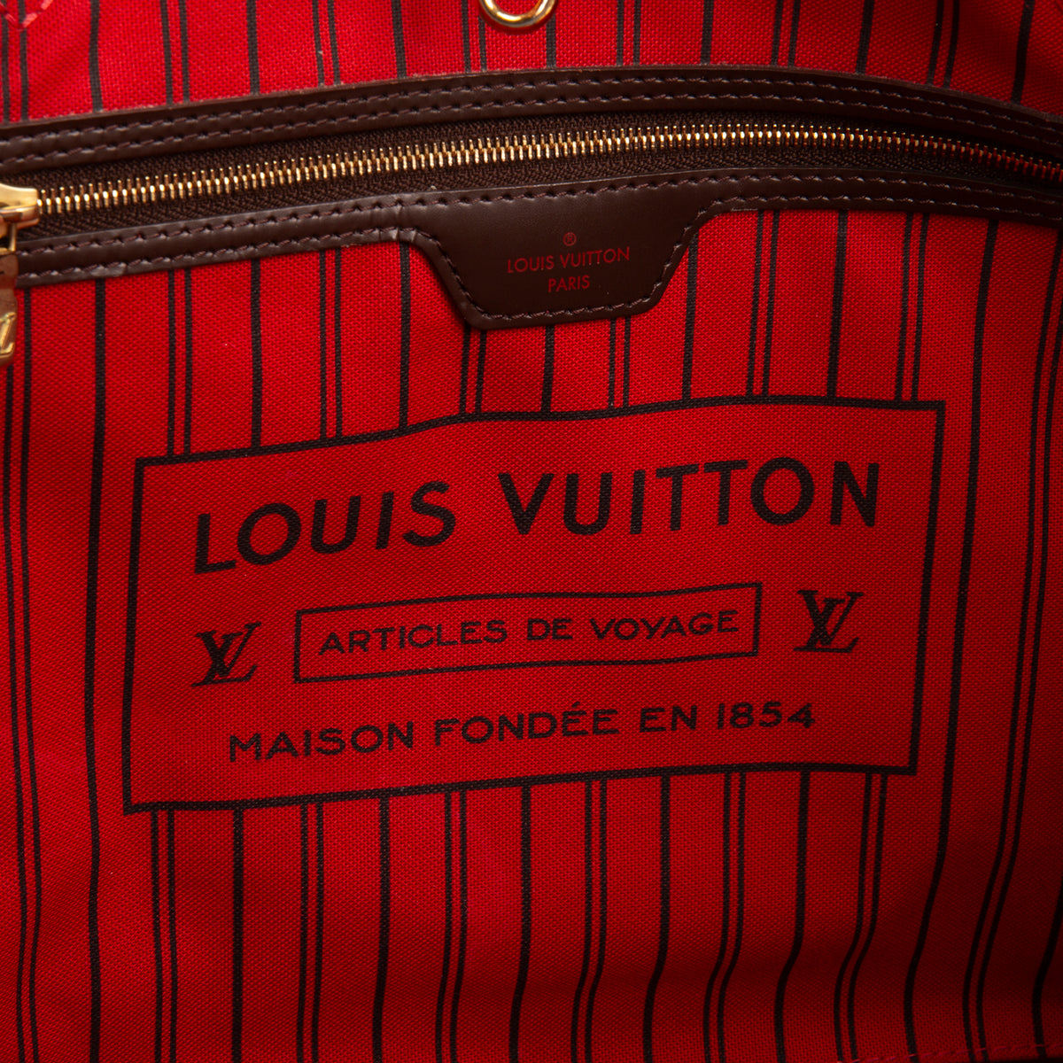 LOUIS VUITTON Damier Ebene Neverfull MM