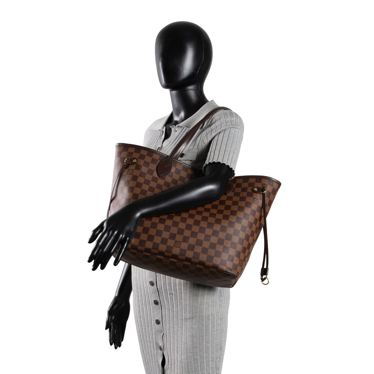 LOUIS VUITTON Damier Ebene Neverfull MM