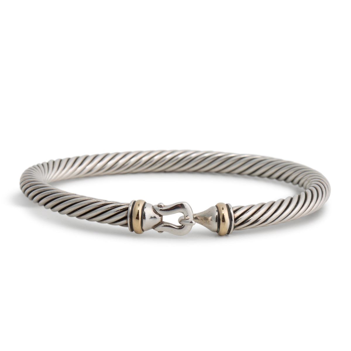 DAVID YURMAN Two Tone Buckle Bracelet