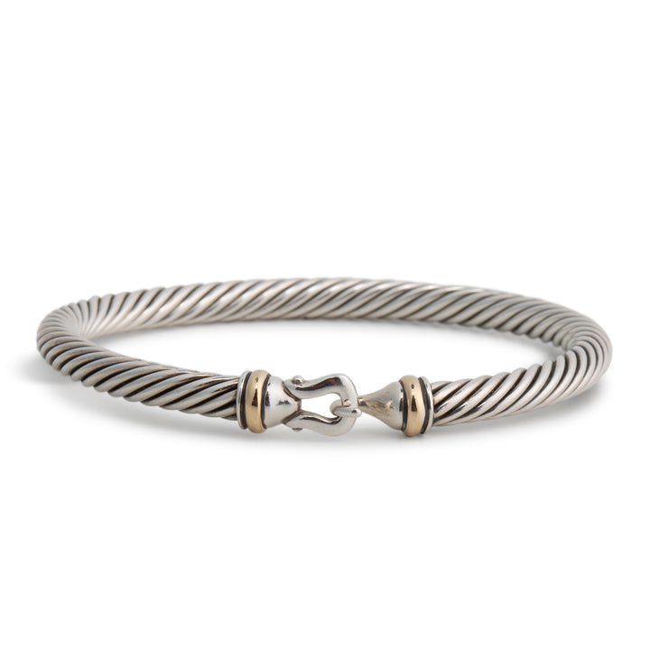 DAVID YURMAN Two Tone Buckle Bracelet