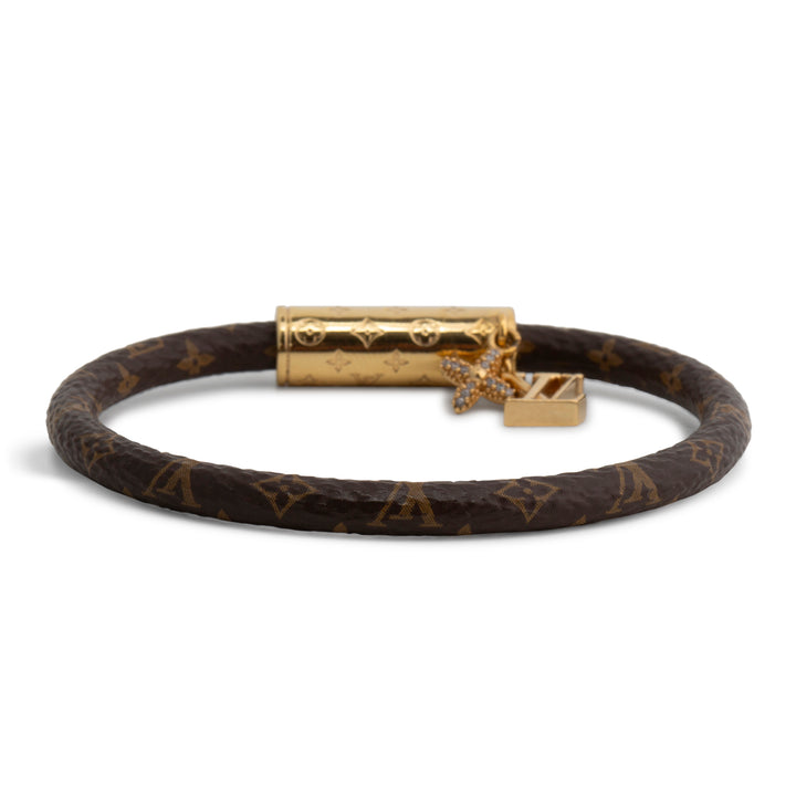 LOUIS VUITTON Push it Bracelet w/ Charm