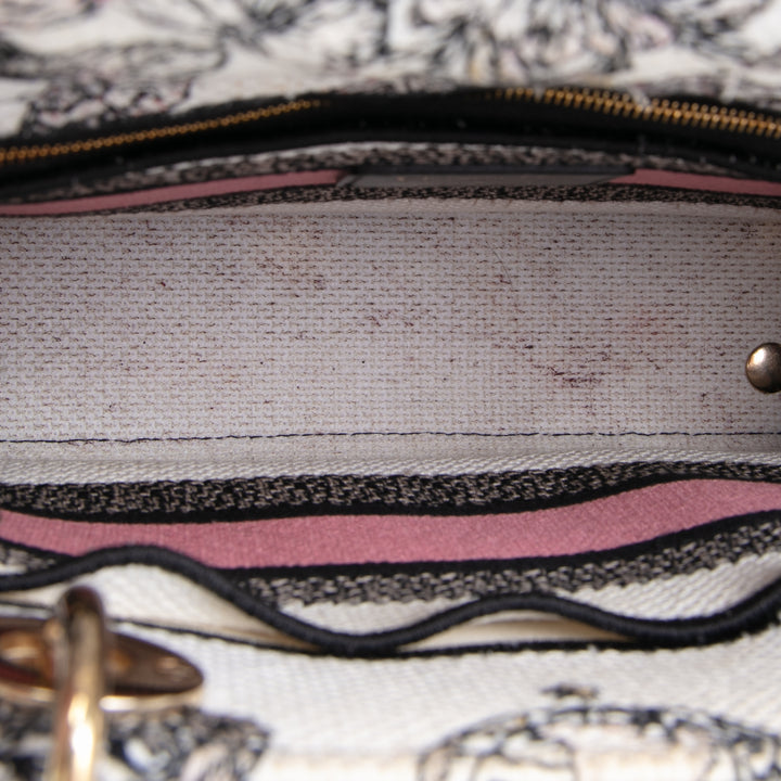 DIOR Lady D-Lite Medium Multicolor Cabinet De La Mer Motif