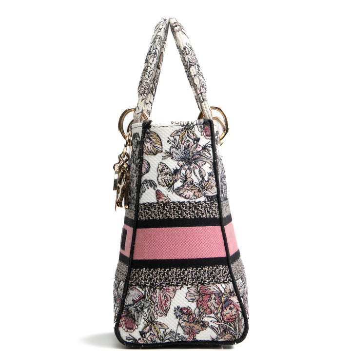 DIOR Lady D-Lite Medium Multicolor Cabinet De La Mer Motif