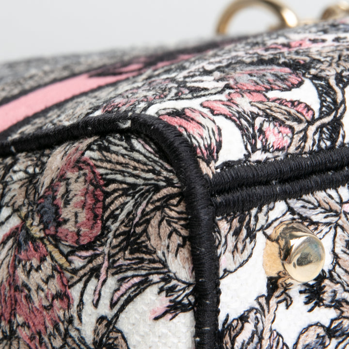 DIOR Lady D-Lite Medium Multicolor Cabinet De La Mer Motif