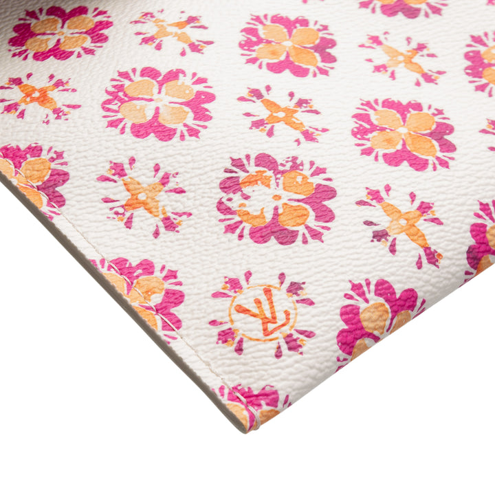 LOUIS VUITTON By the Pool Neverfull Pouch - White & Orange