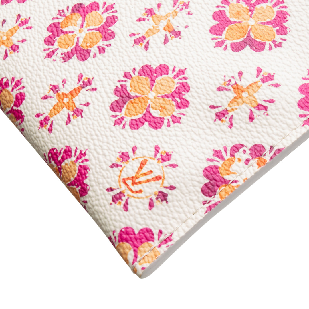 LOUIS VUITTON By the Pool Neverfull Pouch - White & Orange