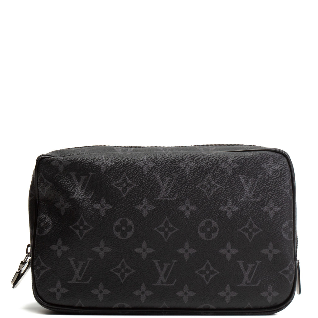Louis Vuitton モノグラム ポーチレシタル LOUIS VUITTON Trousse Toilet Pouch GM Monogram Eclipse – ALB