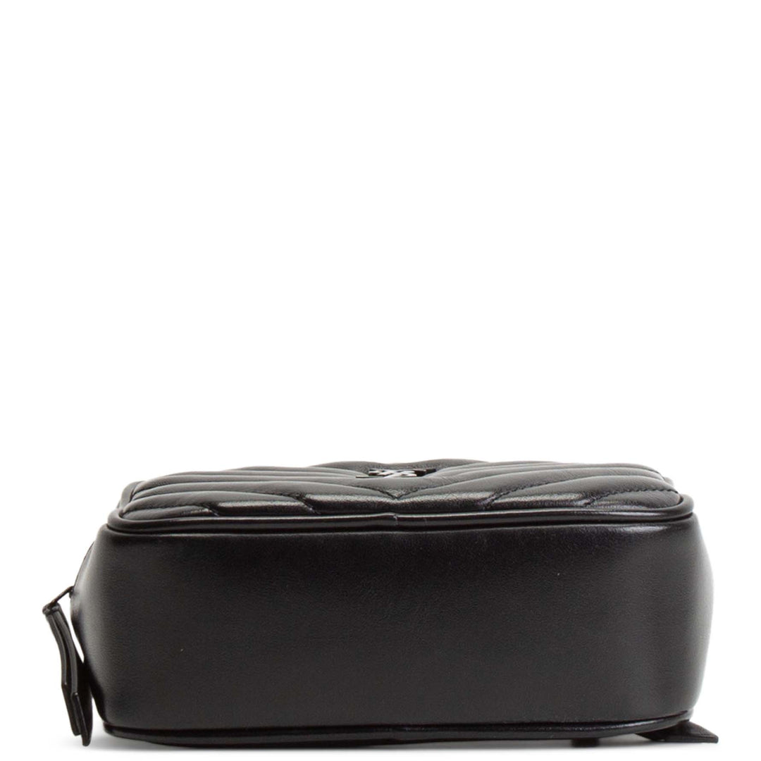 SAINT LAURENT Lou Belt Bag - Black