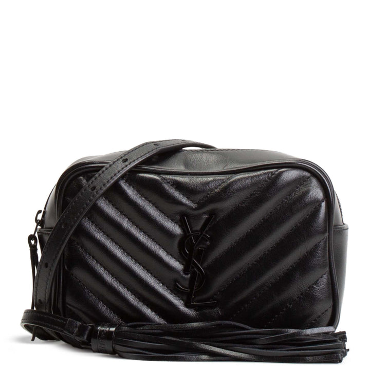 SAINT LAURENT Lou Belt Bag - Black
