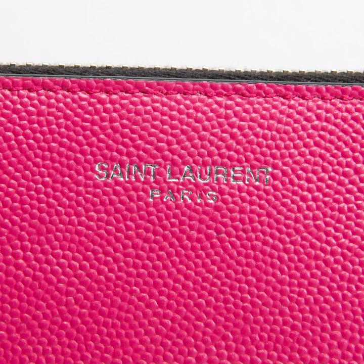 SAINT LAURENT Zipped Tablet Holder - Pink