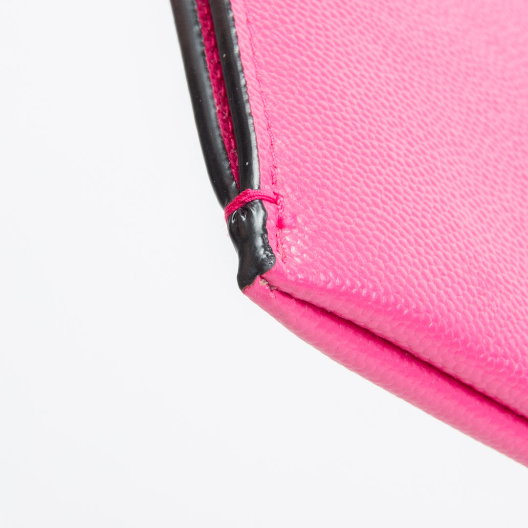 SAINT LAURENT Zipped Tablet Holder - Pink