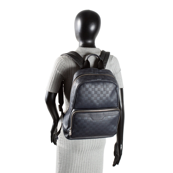 LOUIS VUITTON Campus Backpack - Navy Damier Infini