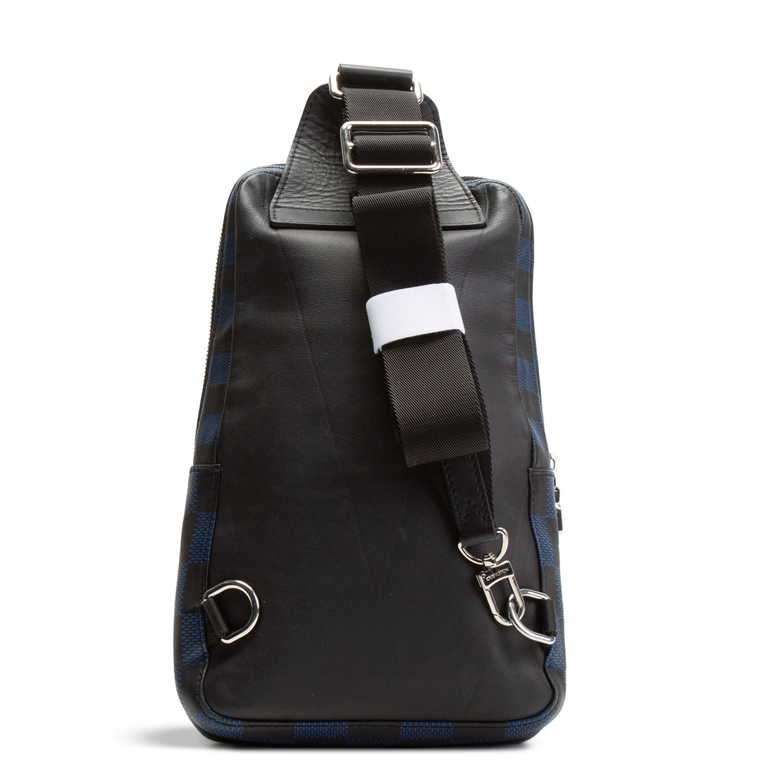 LOUIS VUITTON Avenue Sling Bag Damier Infini 3D - Blue/Black