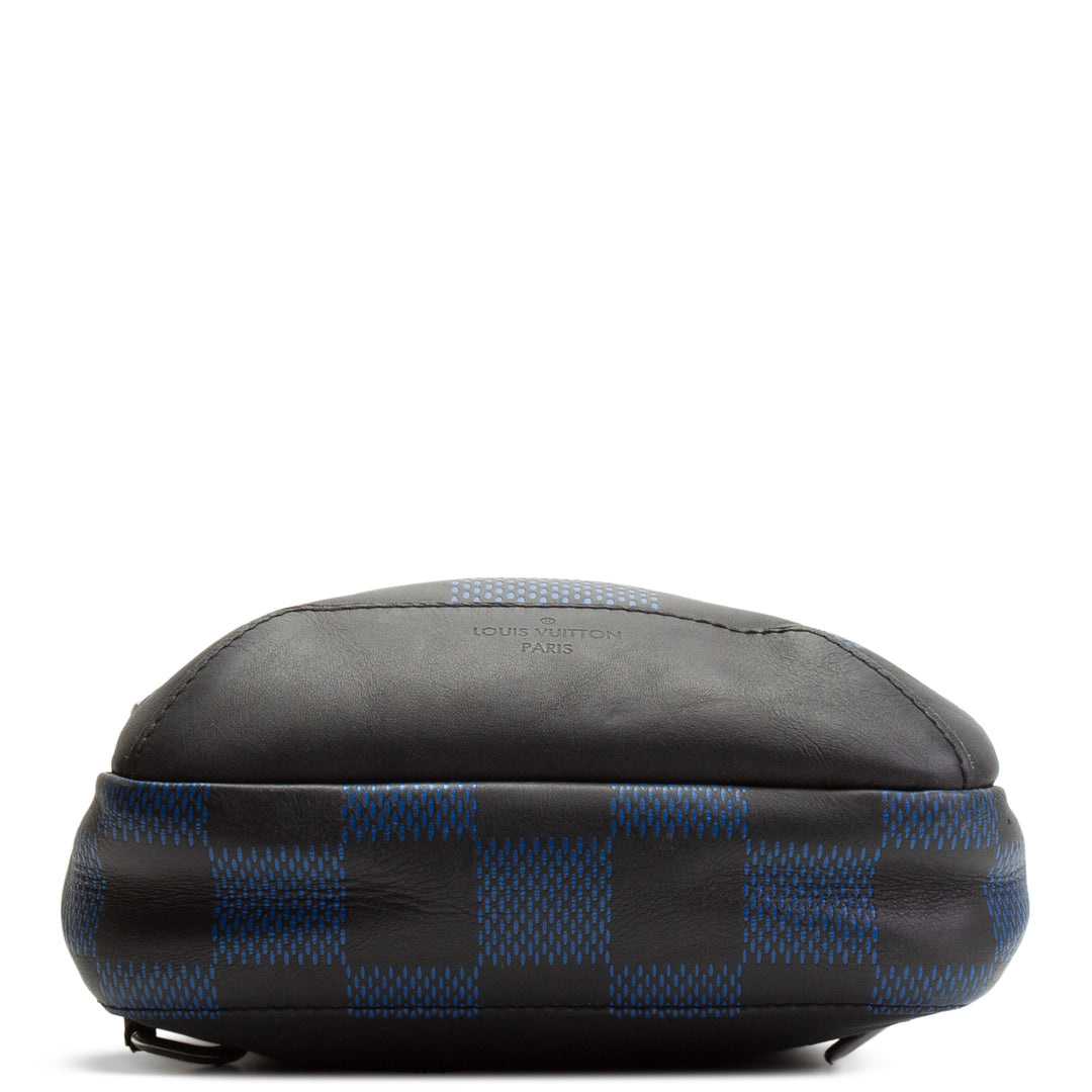 LOUIS VUITTON Avenue Sling Bag Damier Infini 3D - Blue/Black