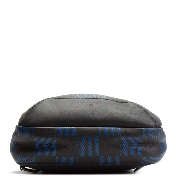 LOUIS VUITTON Avenue Sling Bag Damier Infini 3D - Blue/Black