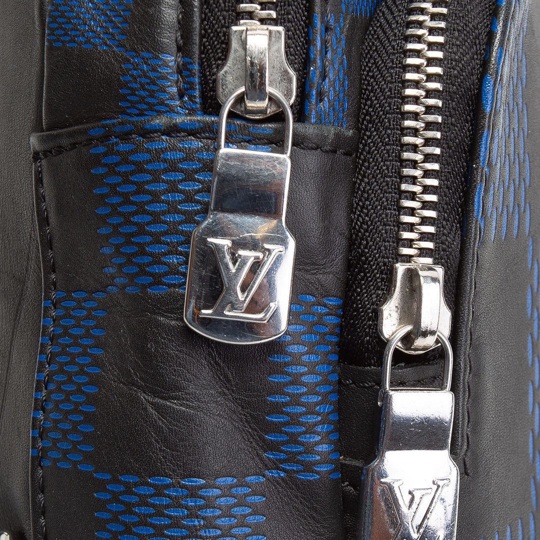 LOUIS VUITTON Avenue Sling Bag Damier Infini 3D - Blue/Black