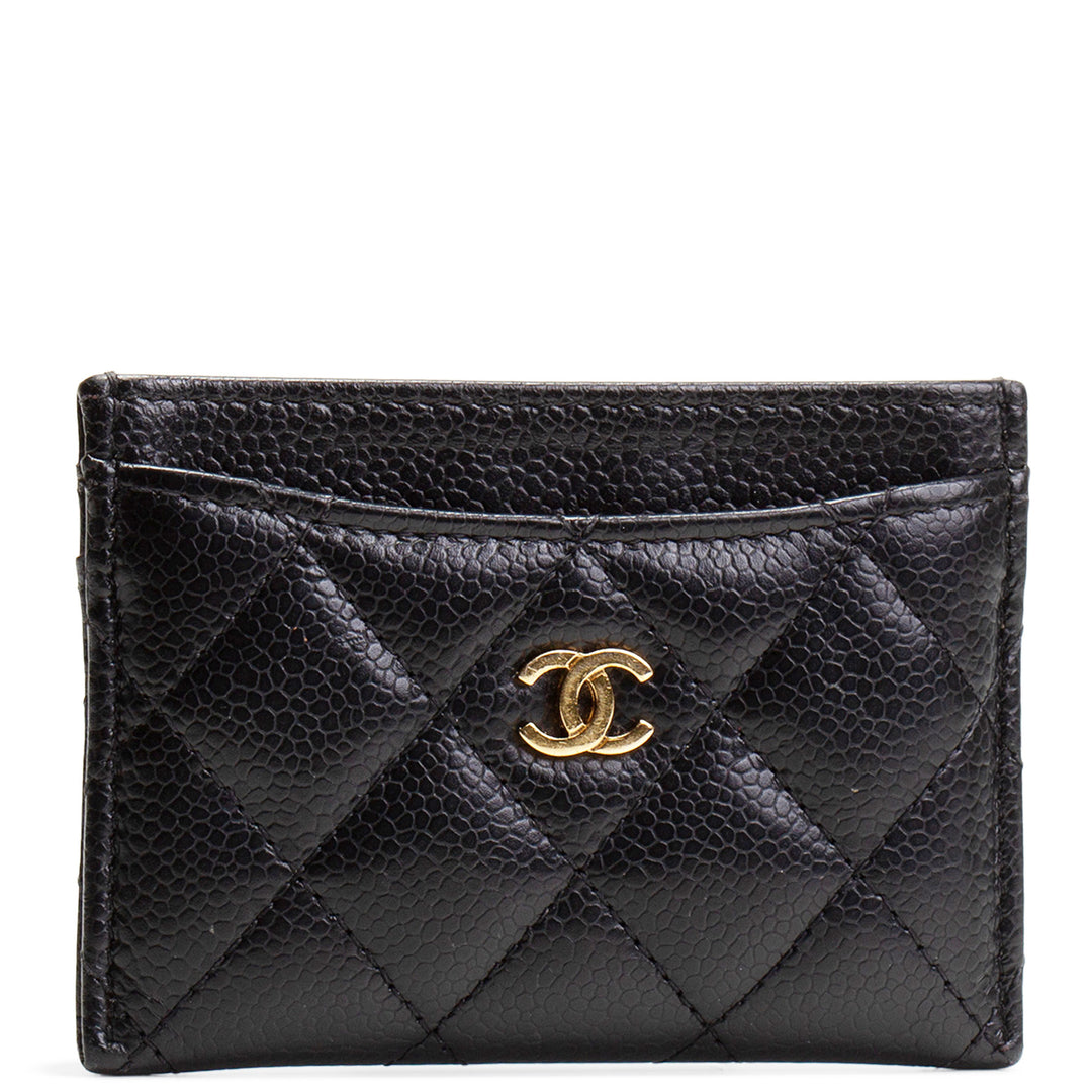 CHANEL Classic Card Holder CC Logo