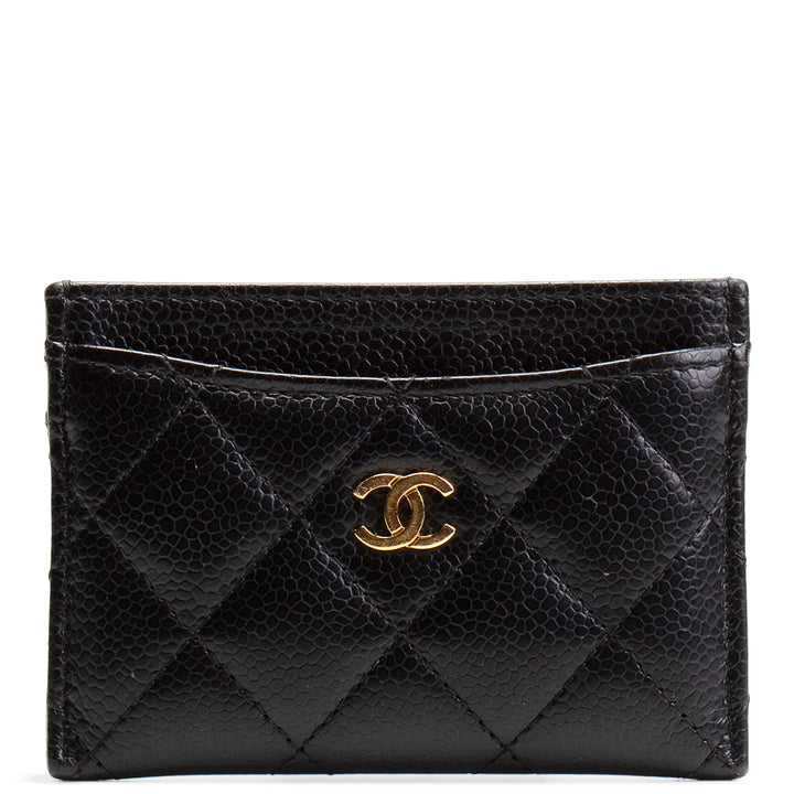 CHANEL Classic Card Holder CC Logo