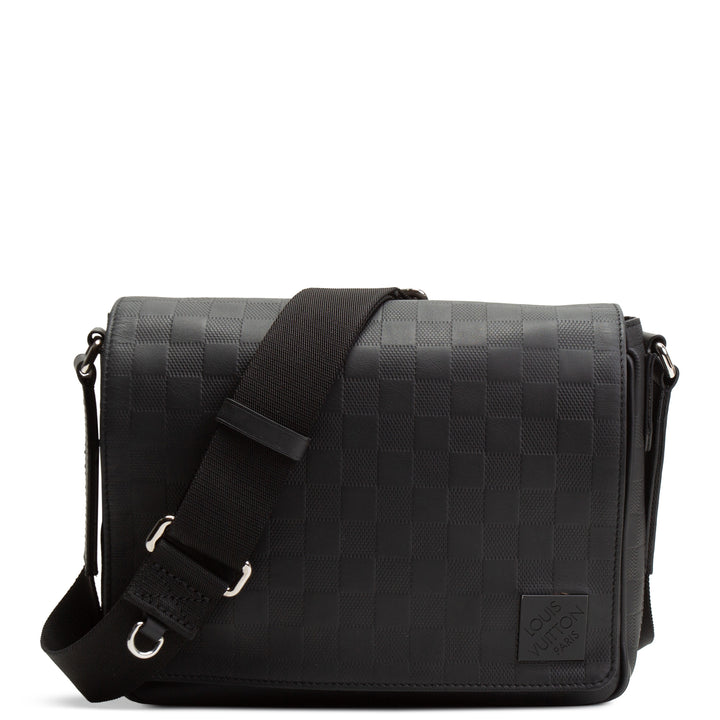 LOUIS VUITTON Damier Infini District Messenger PM - Black