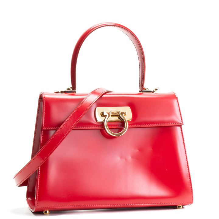FERRAGAMO Gancini Top Handle Bag