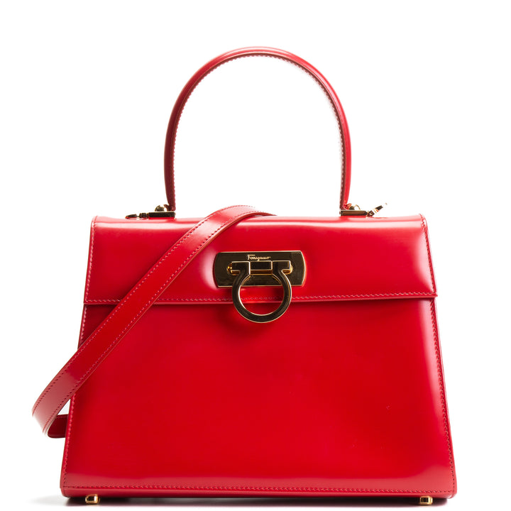 FERRAGAMO Gancini Top Handle Bag