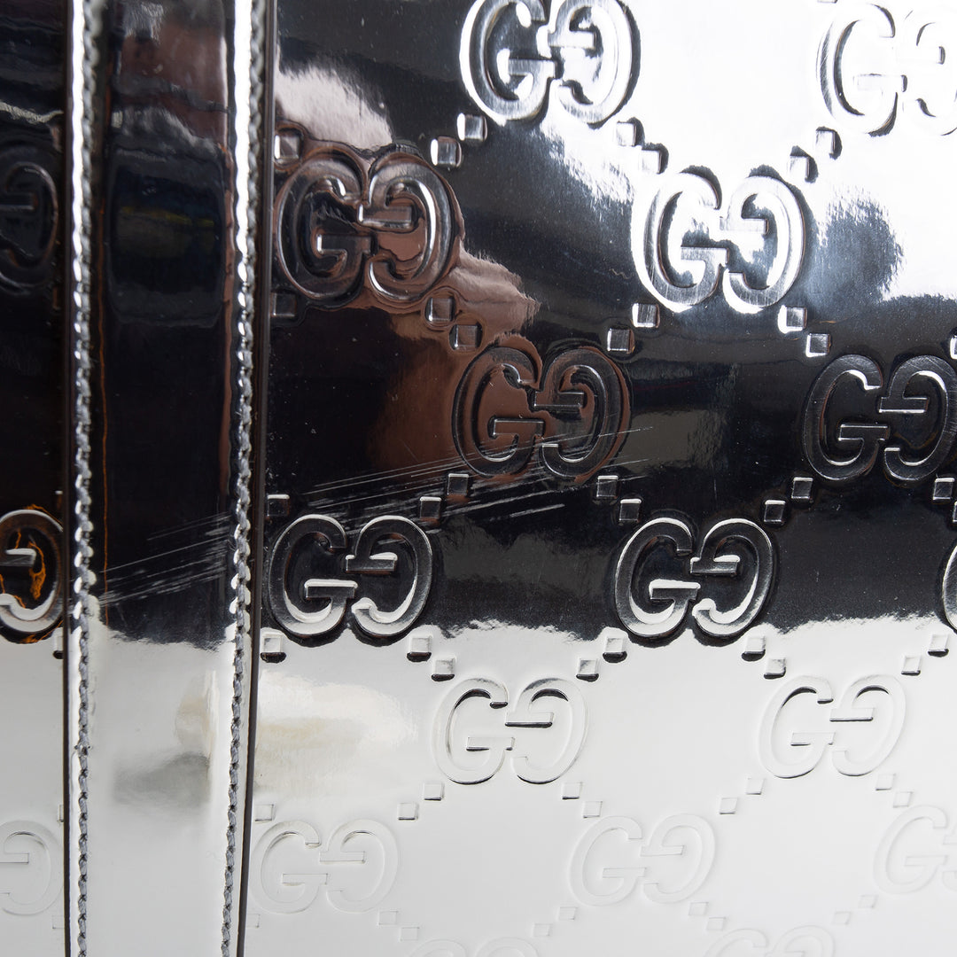 GUCCI Guccissima Medium Mirror Effect Duffle