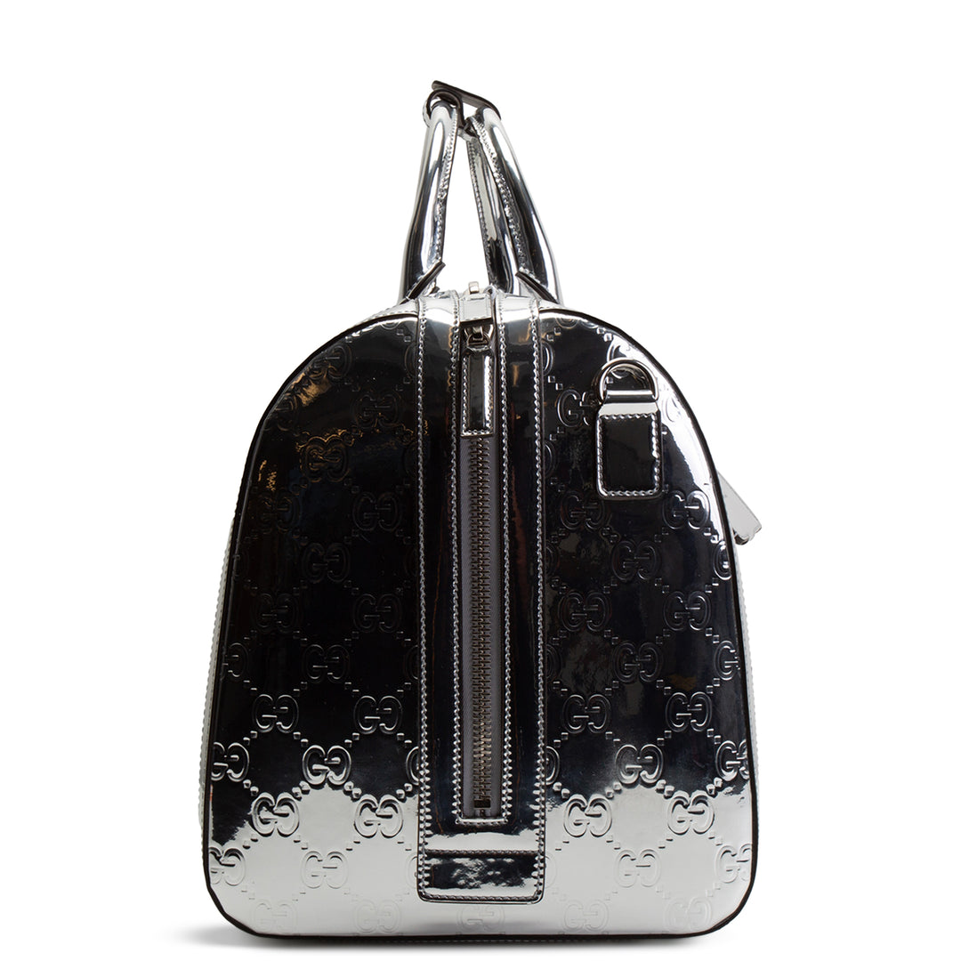 GUCCI Guccissima Medium Mirror Effect Duffle