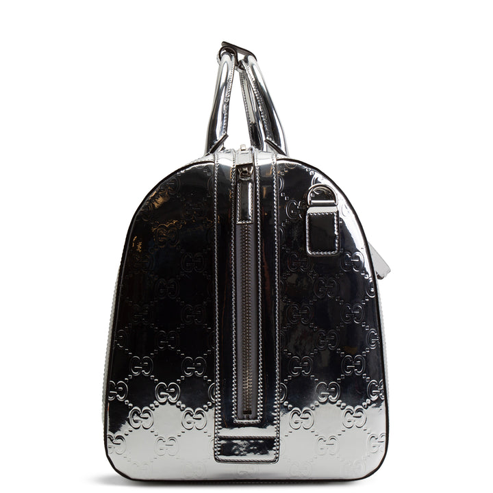 GUCCI Guccissima Medium Mirror Effect Duffle