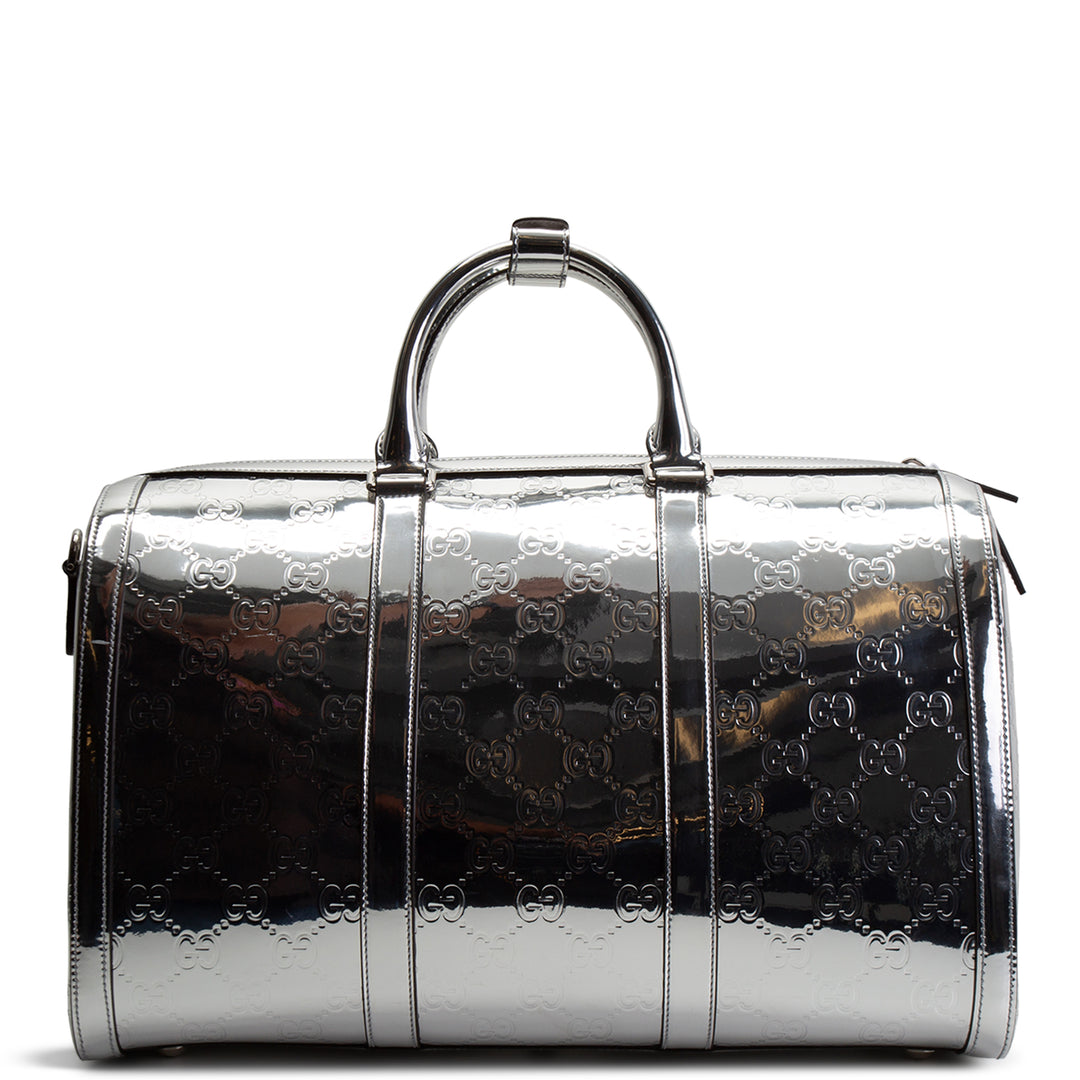 GUCCI Guccissima Medium Mirror Effect Duffle