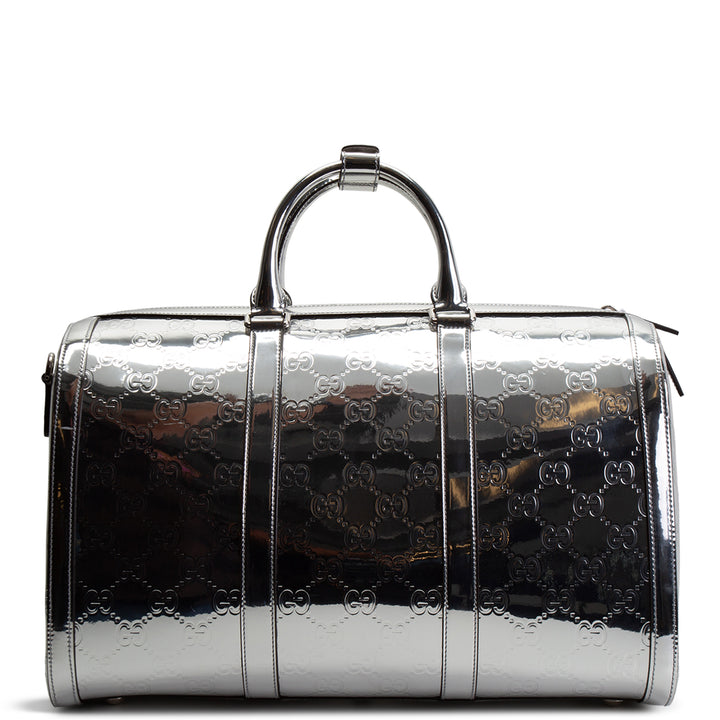 GUCCI Guccissima Medium Mirror Effect Duffle