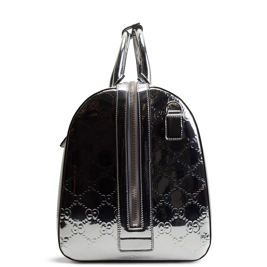 GUCCI Guccissima Medium Mirror Effect Duffle