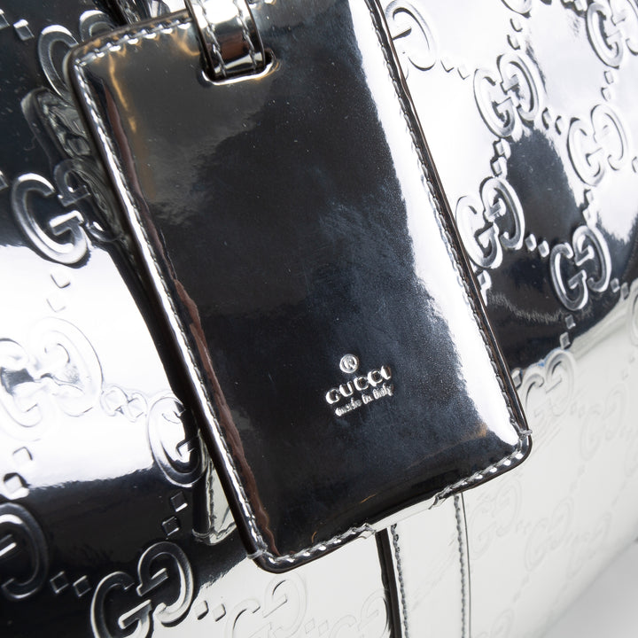 GUCCI Guccissima Medium Mirror Effect Duffle