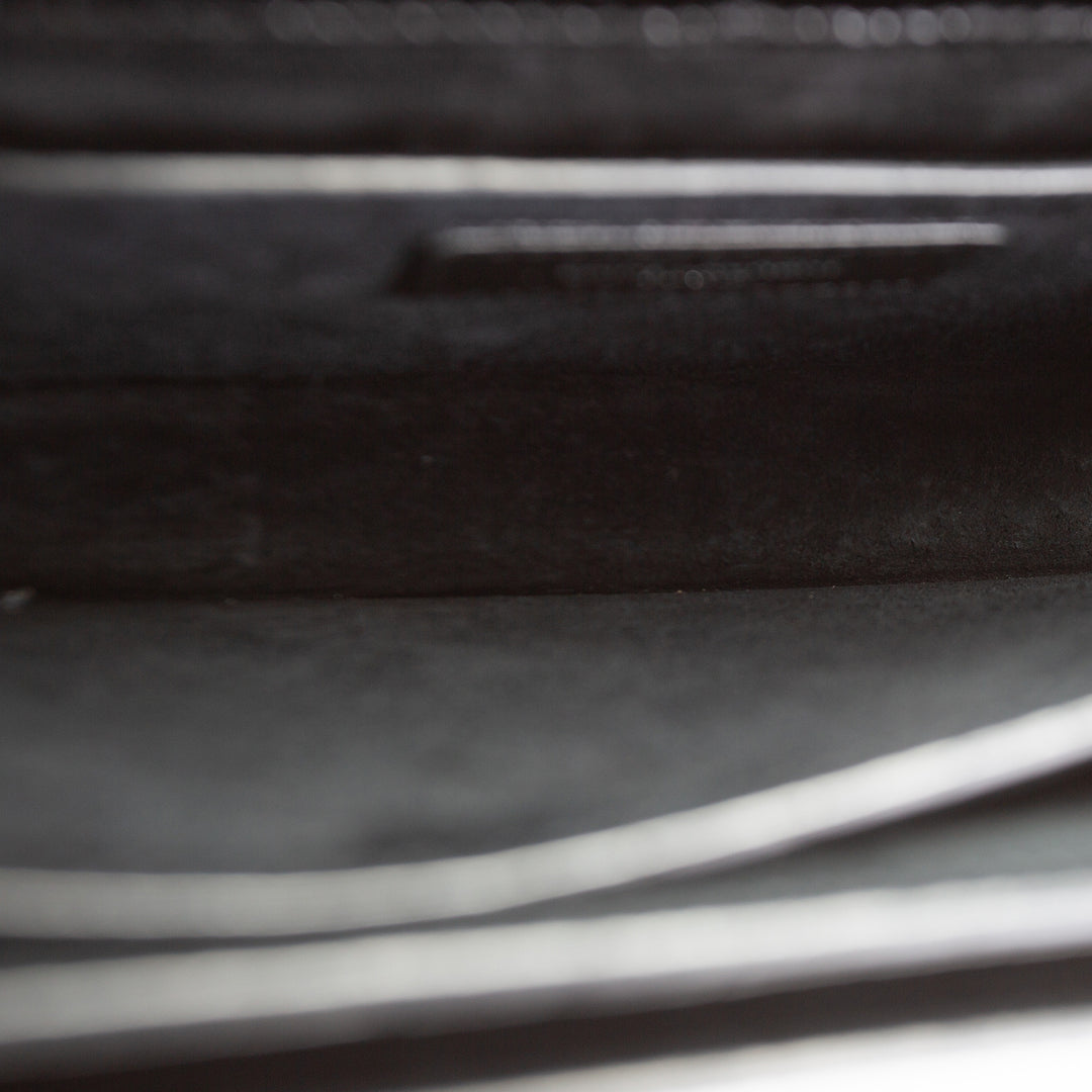 SAINT LAURENT Sunset Croc Embossed