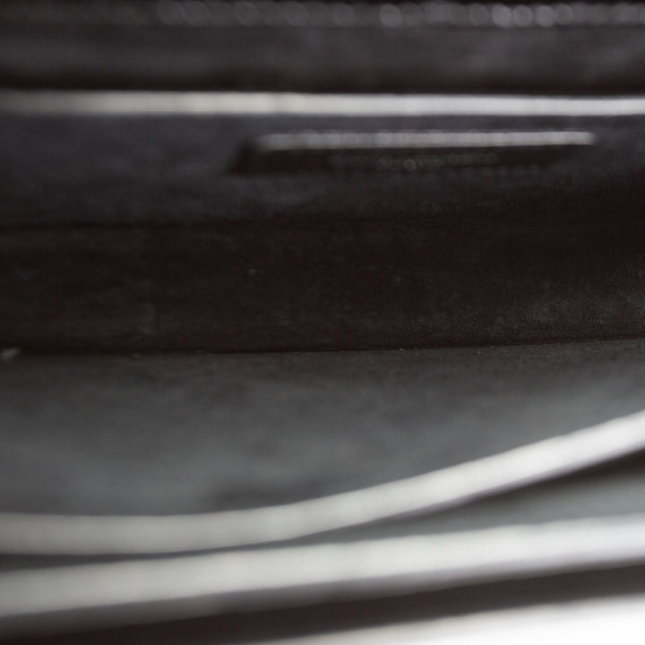 SAINT LAURENT Sunset Croc Embossed