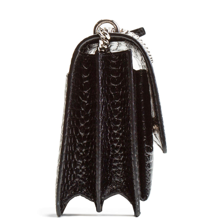 SAINT LAURENT Sunset Croc Embossed