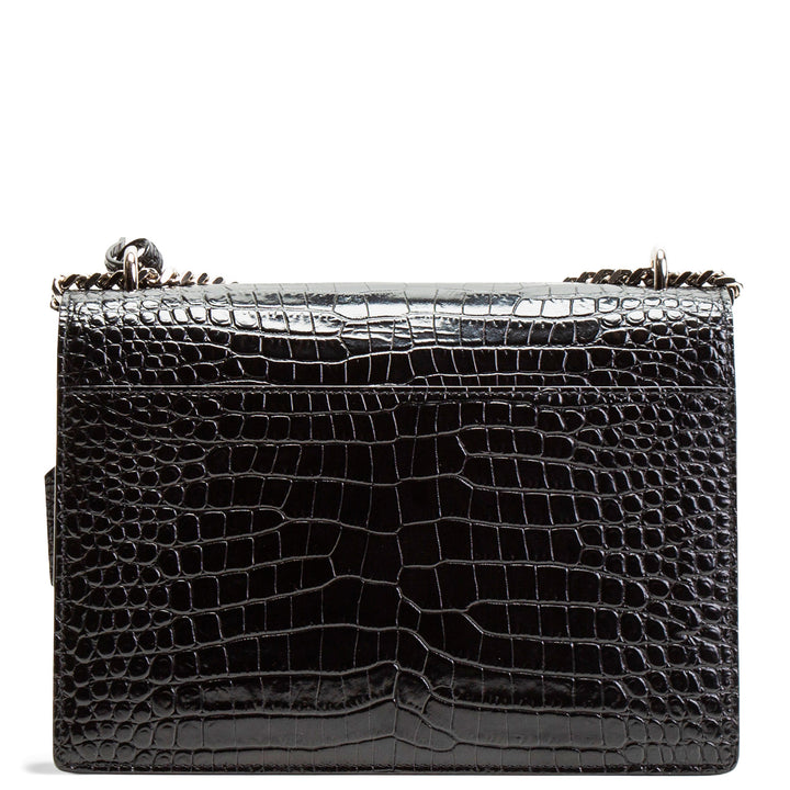 SAINT LAURENT Sunset Croc Embossed